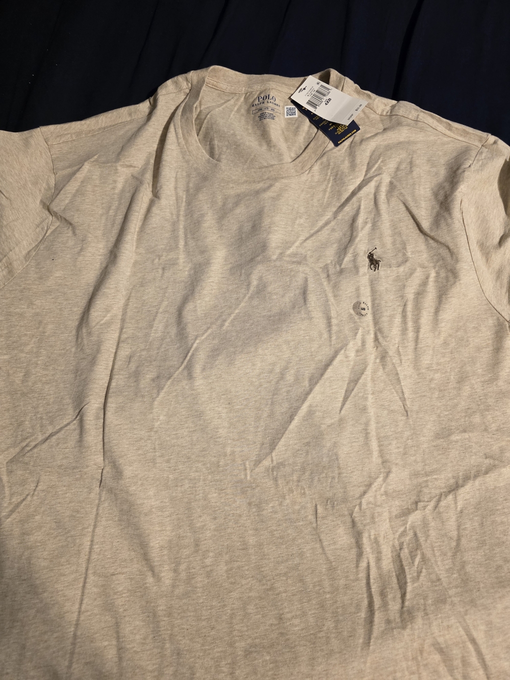Polo by Ralph Lauren Men’s Crew Neck T-Shirt — Dune Tan
